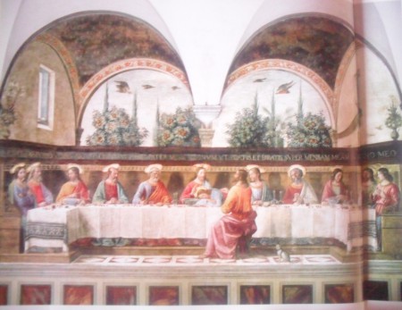 Ultima cena 1480Fresco de 800 mtDomenico Ghirlandaio(1449-1494)Museo de San Marco Florencia 