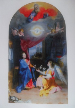 Anunciación 1592-1596, oleo sobre tela 280 – 170 cm  Federico Barocci (1535-1612), Santa María Asís Italia 