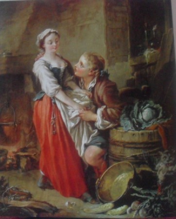 La bella cocinera 1732 oleo sobre tela 41 – 31 cmFrancois Boucher (1703-1770), museo cognacq jay Paris 
