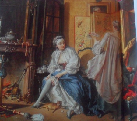 La toilette 1742, oleo sobre tela 66,5 – 52,5 cm Francois Boucher (1703-1770), museo Thyssen Bornemisza Madrid