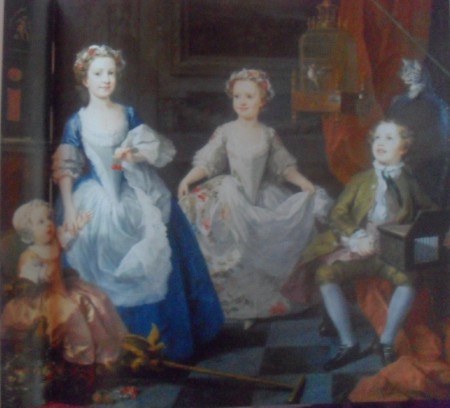 Los niños Graham 1742, oleo sobre tela 160,5 – 181 cmWilliam Hogarth (1697-1764), gallería nacional de Longres 