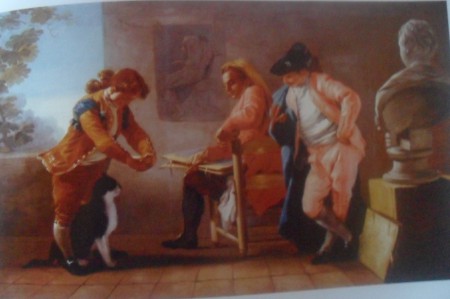 El estudio del pintor 1780, oleo sobre tela 160 – 105 cmJosé del Castillo (1737-1793), museo de prado Madrid 