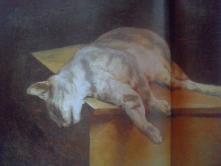 Gato muerto 1821, oleo sobre tela 61 – 50 cmThéodore Géricault (1791-1824), museo de Louvre Paris 