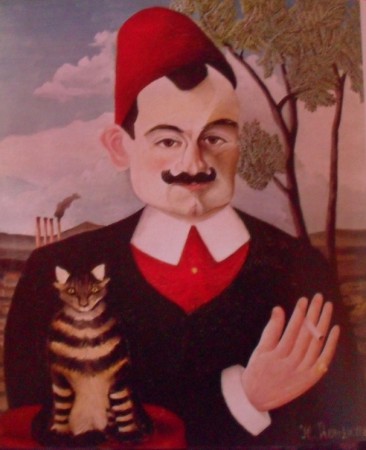 Retrato de piere Loti 1891, oleo sobre tela 62 – 52 cmHenri Rosseau el aduanero (1844-1910), Kunsthaus Zúrich
