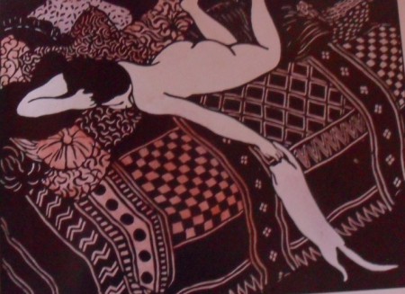 Pereza 1896, xilografía sobre papel 22,1 – 17.3 cmFelix Valloton (1865-1925), colección privada 